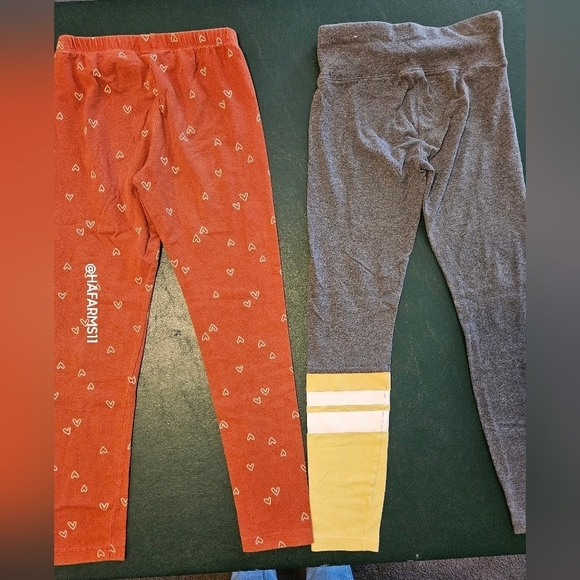 2 Pairs of Girls Leggings - Picture 7 of 7